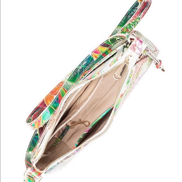 Brahmin Shayna Utopia Print Crossbody Bag & Ady Wallet NWT SELLING AS A SET - Picture 9 of 14